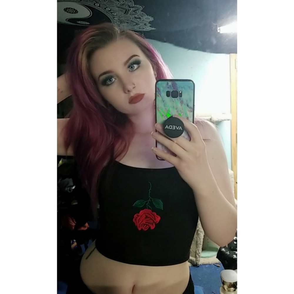 Rose Crop Top
